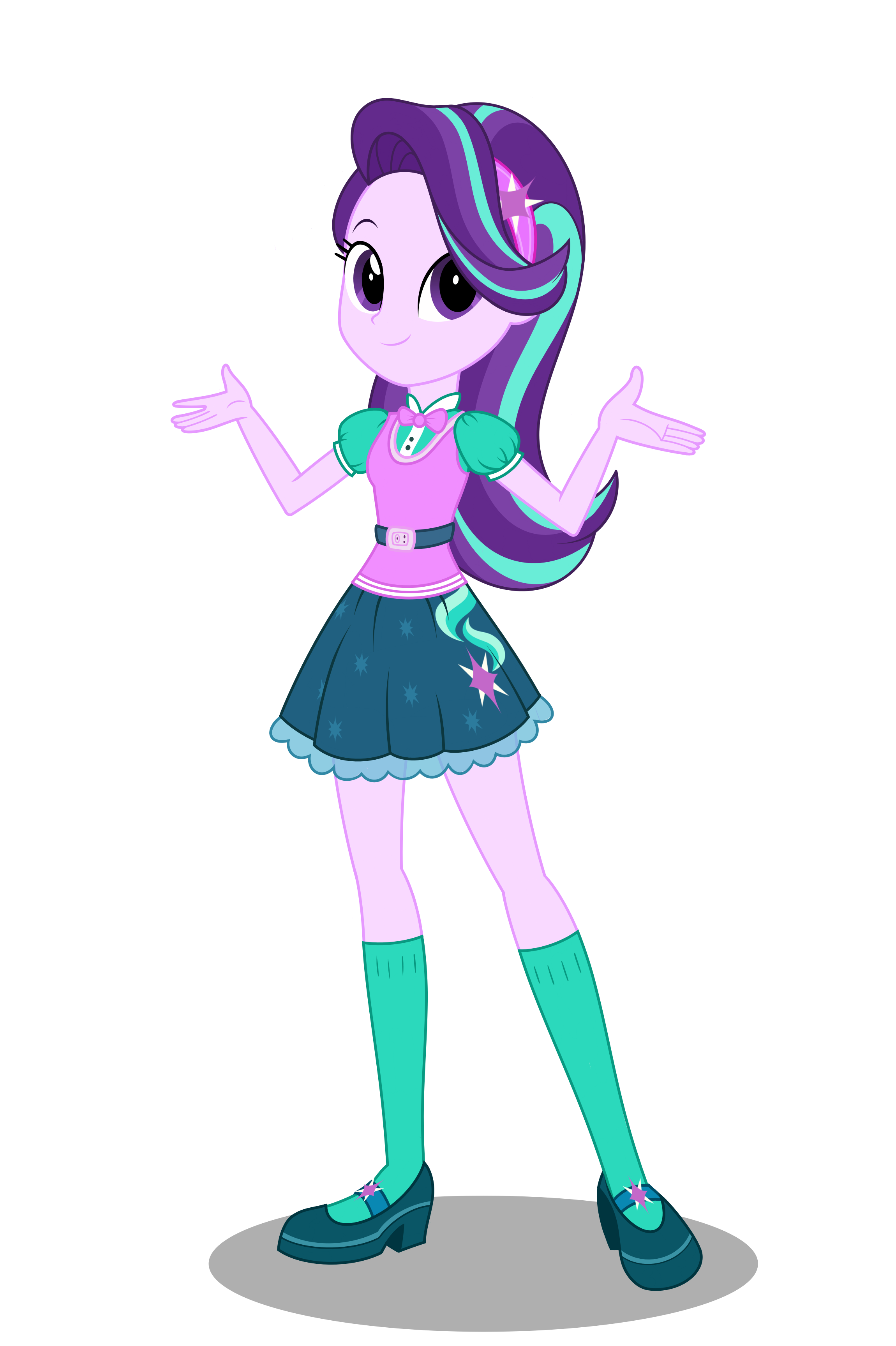 1424013__safe_artist-colon-broncat_starlight+glimmer_equestria+girls_belt_bowtie_clothes_cute_female_looking+at+you_mary+janes_new+outfit_shoes_simple+.png