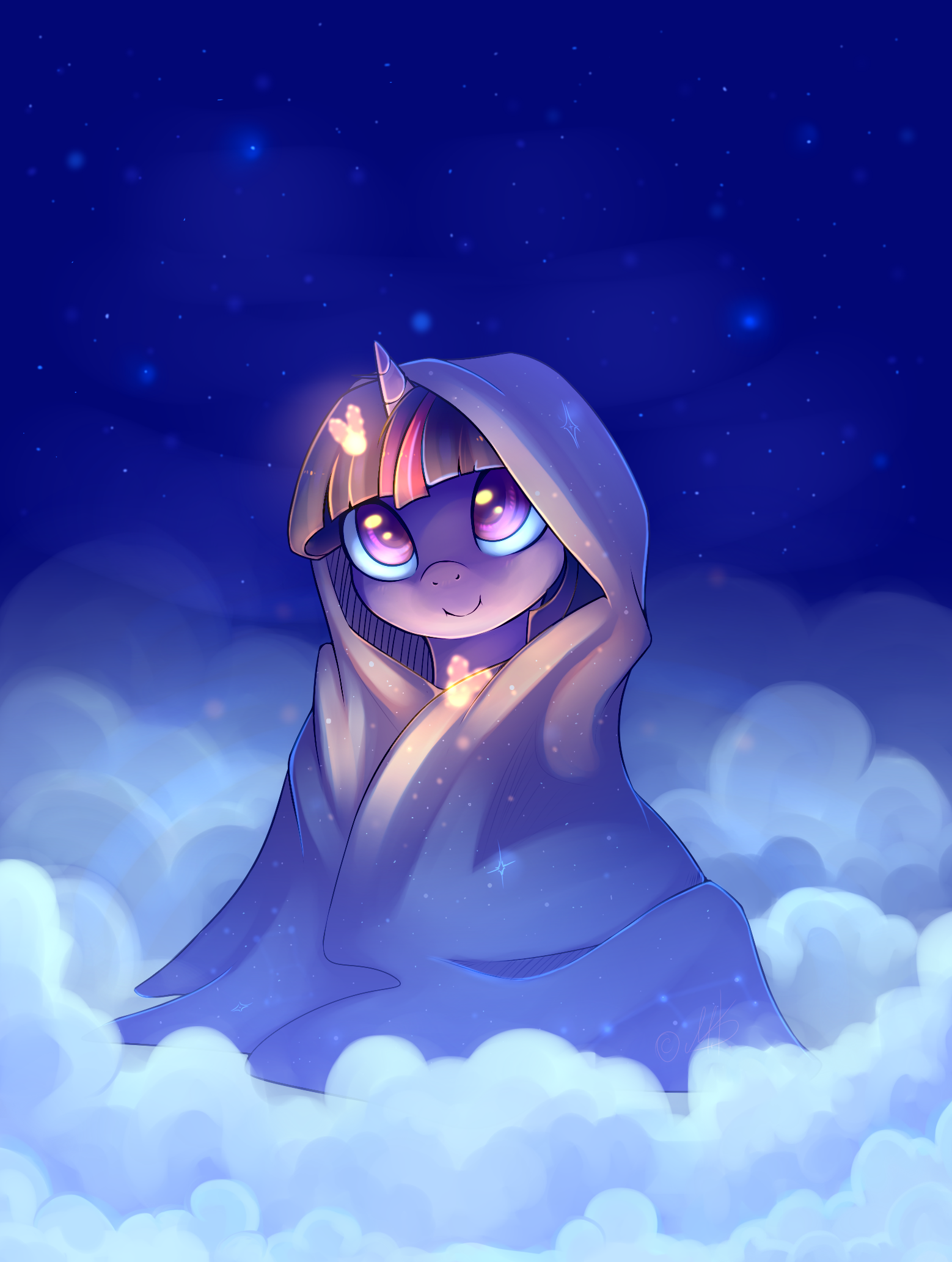 1430866__safe_artist-colon-ghst-dash-qn_artist-colon-sokolas_twilight+sparkle_blanket_cloud_cloudy_colored+pupils_cute_firefly+%28insect%29_night_night.png