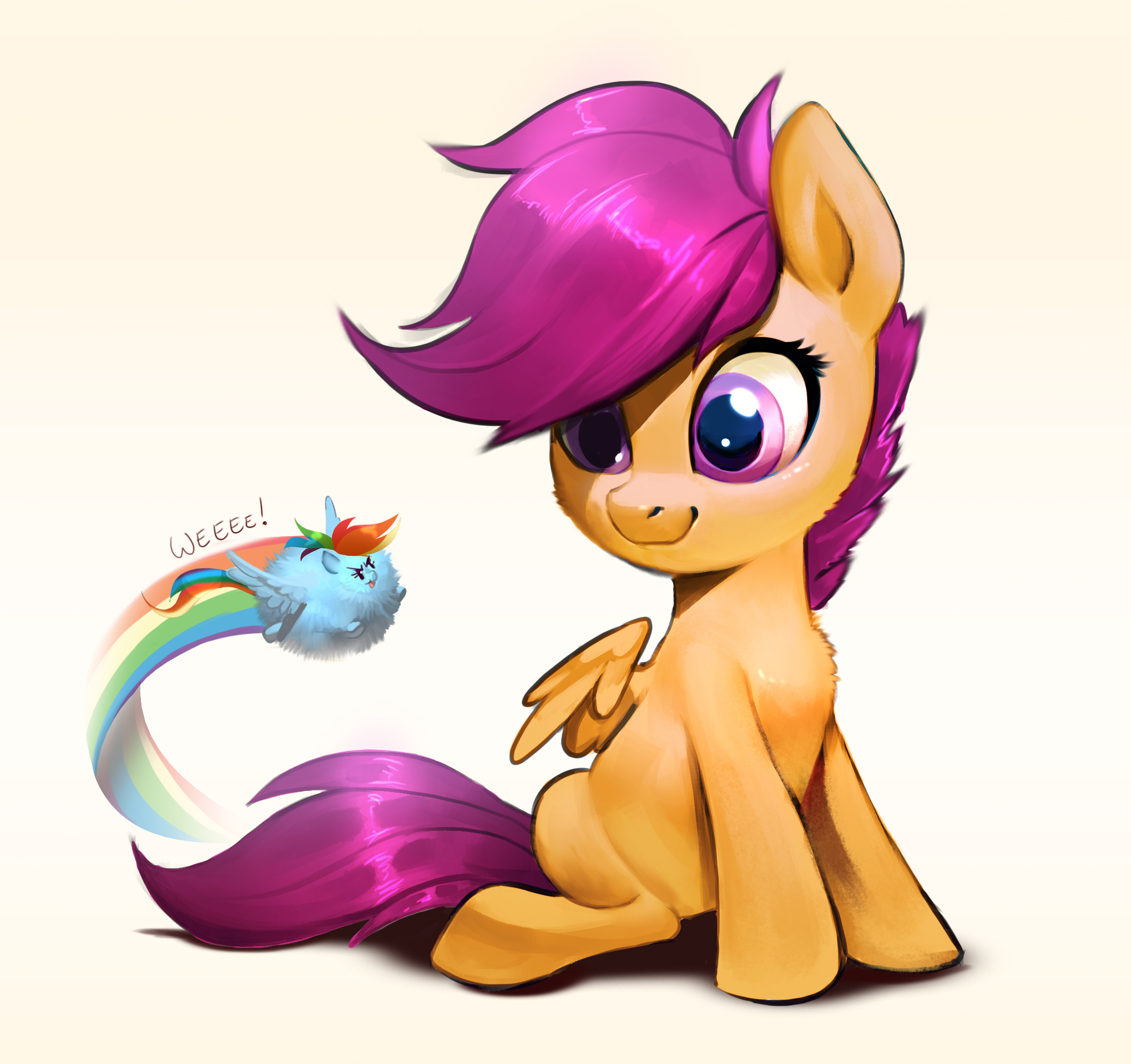 1450737__safe_artist-colon-imalou_rainbow+dash_scootaloo_blob+ponies_blob+pony_colored+pupils_cute_dashabetes_duo_female_filly_fluffy_pegasus_pony_sitt.jpeg