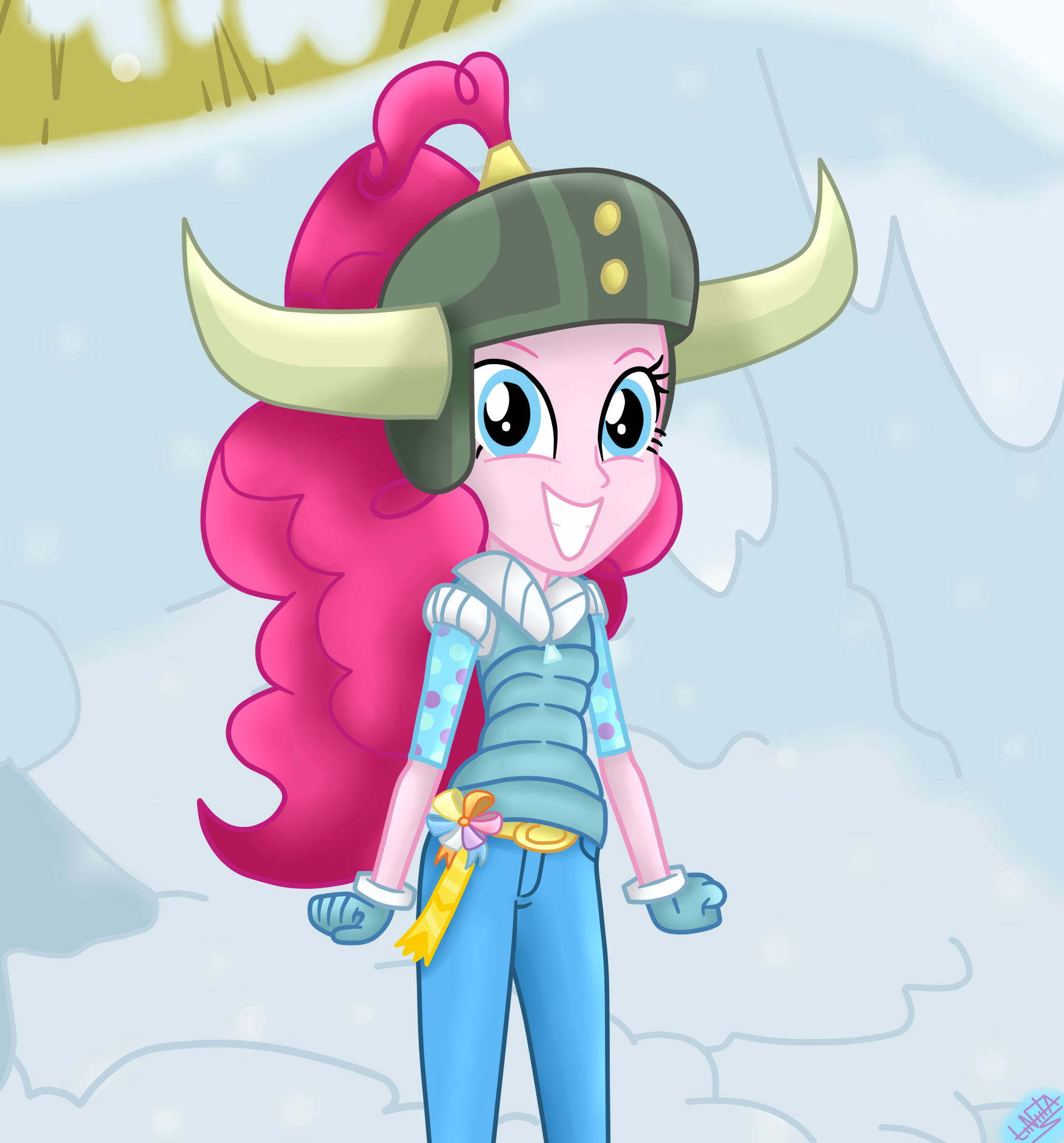 1471593__safe_artist-colon-liniitadash23_pinkie+pie_equestria+girls_not+asking+for+trouble_spoiler-colon-s07e11_clothes_female_gloves_grin_helmet_looki.png