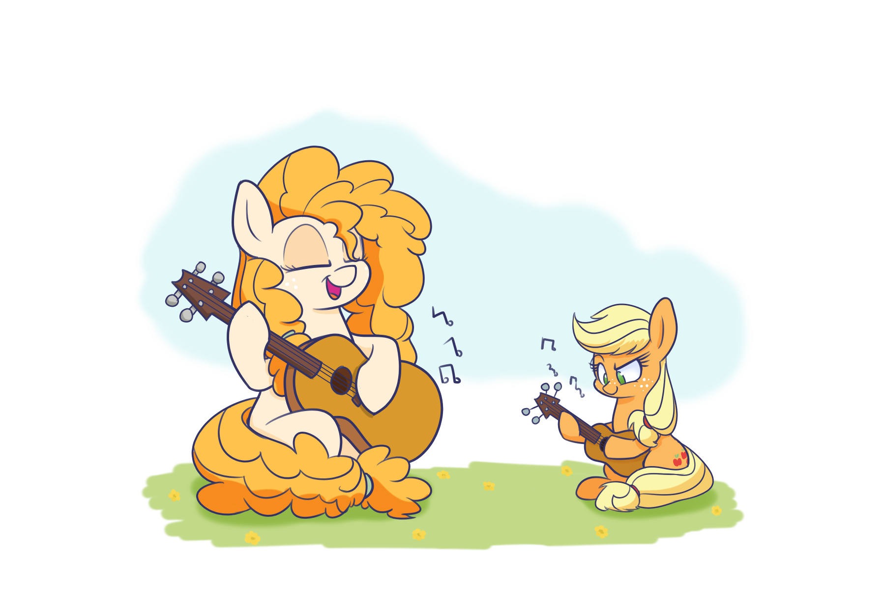 1467928__safe_artist-colon-heir-dash-of-dash-rick_applejack_pear+butter_the+perfect+pear_spoiler-colon-s07e13_female_guitar_mother+and+daughter_music_p.png