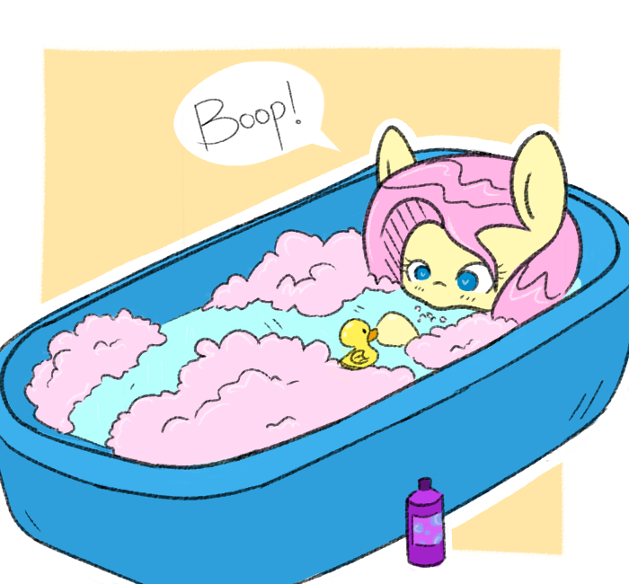 1514996__safe_artist-colon-grim+ponka_fluttershy_atg+2017_bath_bathing_boop_bubble+bath_cute_foam_looking+at+something_natg_pony_rubber+duck_shyabetes_.png