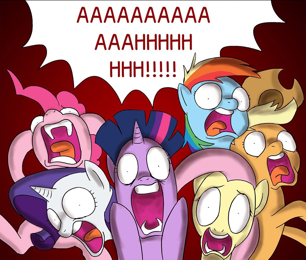 353586__safe_artist-colon-doublewbrothers_applejack_fluttershy_pinkie+pie_rainbow+dash_rarity_twilight+sparkle_cropped_horrified_mane+six_open+mouth_re.jpg