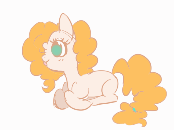 1577025__safe_artist-colon-pinkablue_pear+butter_animated_blep_cute_earth+pony_female_gif_horses+doing+horse+things_mare_missing+cutie+mark_pearabetes_.gif
