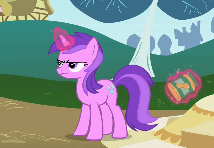 292117__safe_screencap_amethyst+star_mare+do+well_the+mysterious+mare+do+well_angry_frown_jar_magic_peanut+butter_solo_upset.png