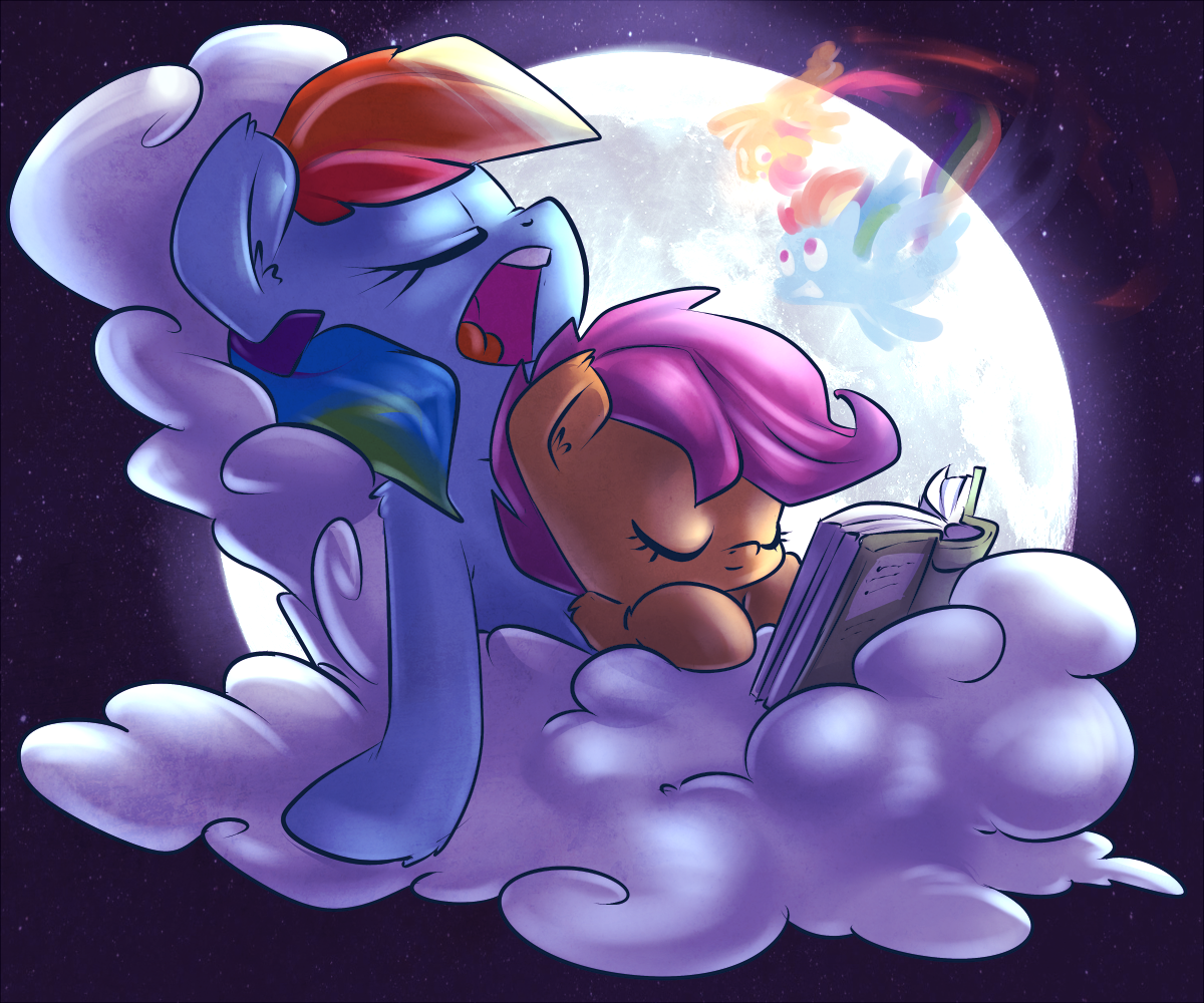 183997__safe_artist-colon-atryl_rainbow+dash_scootaloo_book_cloud_scootalove_sleeping.png