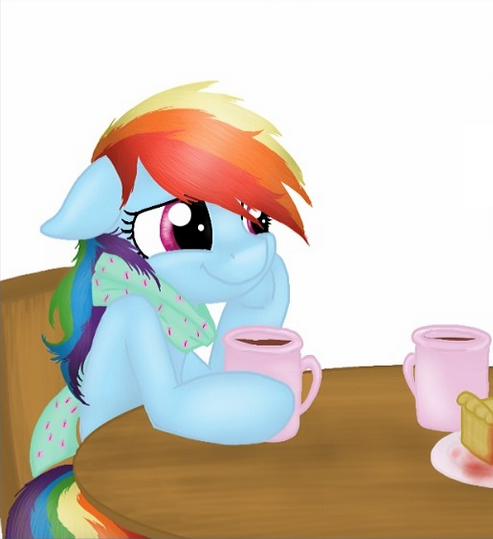 Image result for mlp rainbow dash coffee