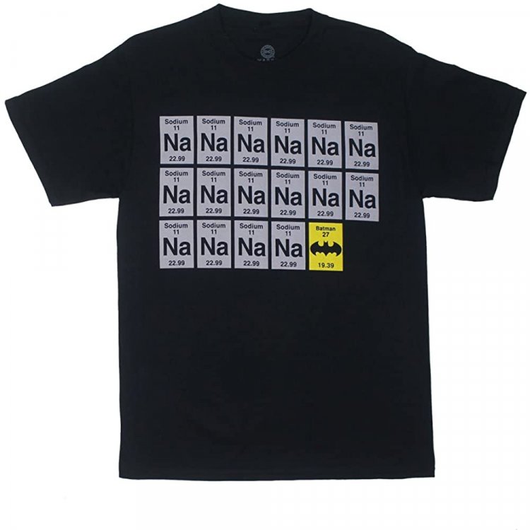 Amazon.com: Sodium Batman - DC Comics T-Shirt:: Clothing