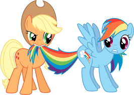 Applejack and Rainbow Dash by Skie-Vinyl on DeviantArt