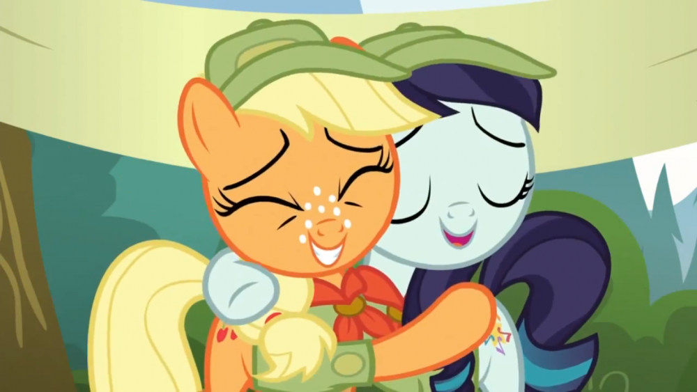 Image result for mlp rara and applejack