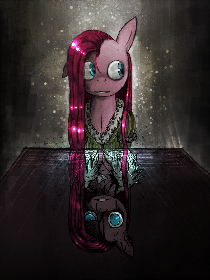 And into her own reflection she stared by FoxInShadow