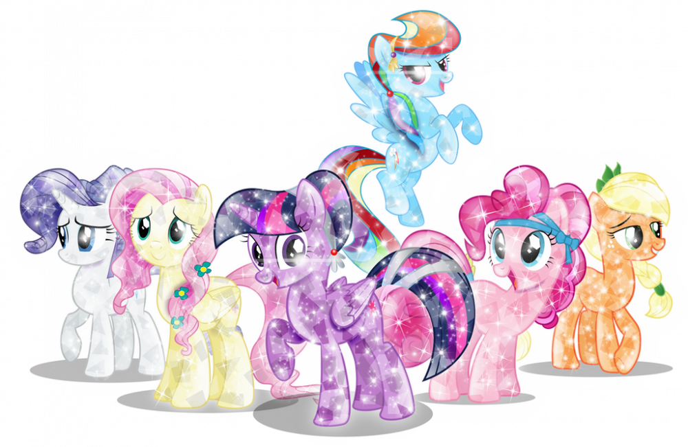 marvelous_crystal_mane_6_by_infinitewarl