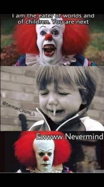 Image result for Pennywise meme