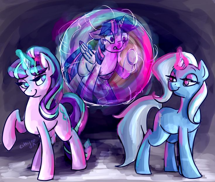 Image result for mlp starlight glimmer and trixie fanart