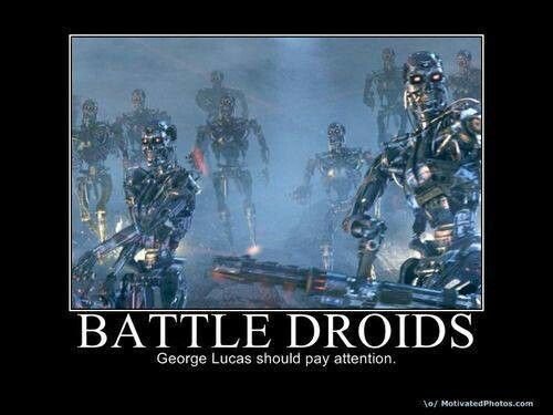 Image result for battle droid meme