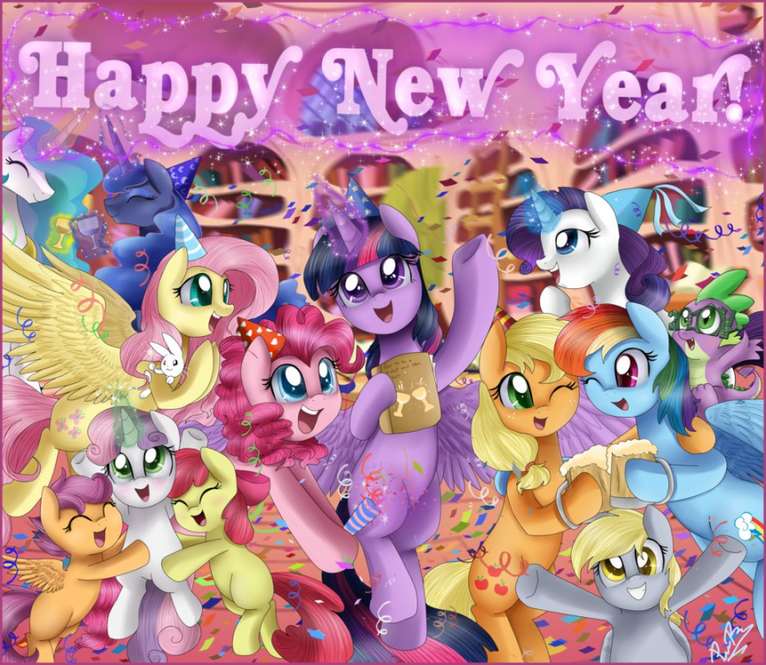 Image result for my little pony new year