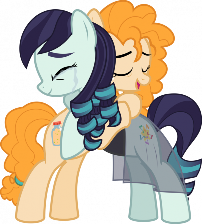 Image result for mlp rara and pear butter hugs
