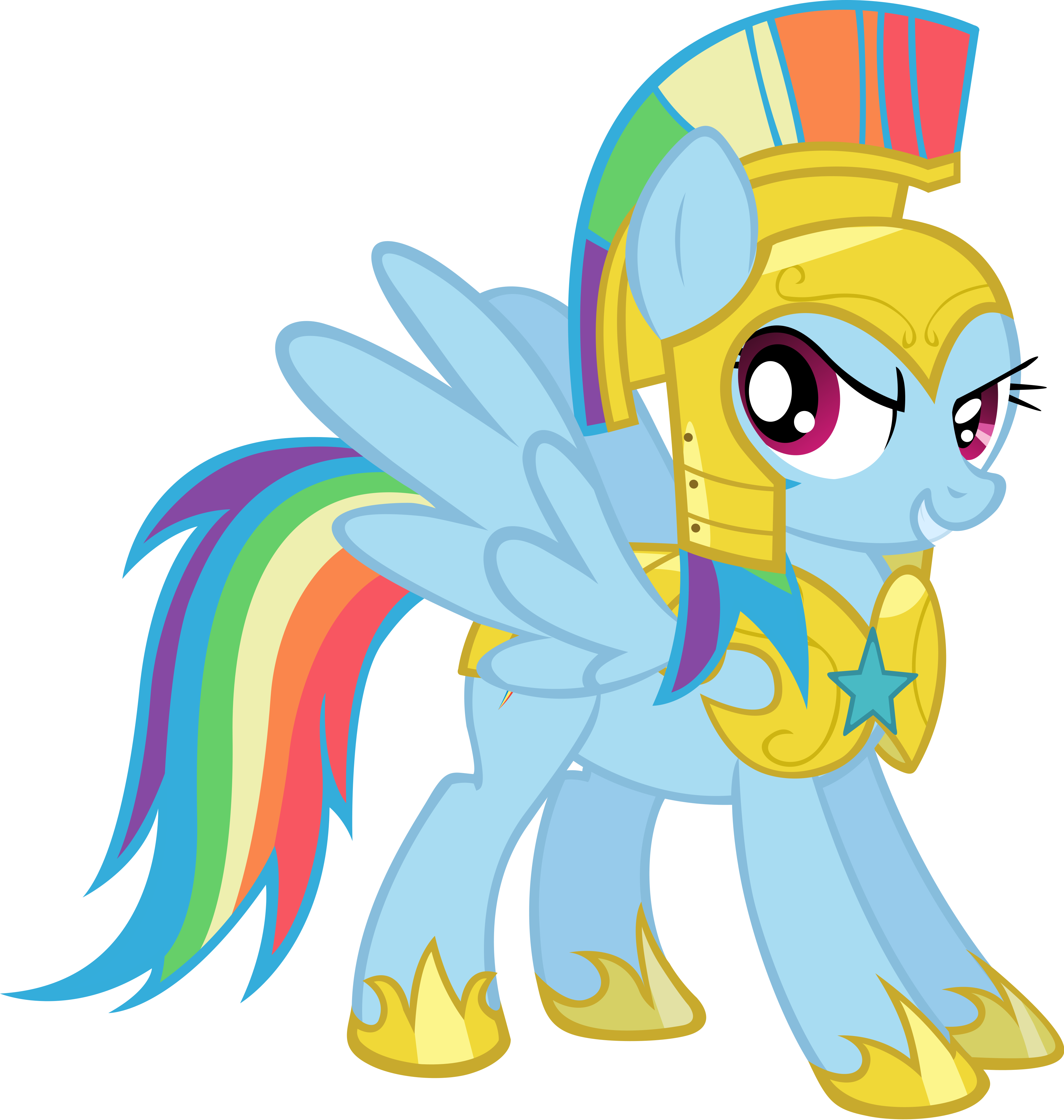 e621 alpha_channel armor cutie_mark equine feathered_wings feathers female feral friendship_is_magic fur hair hat helmet horseshoe mammal multicolored_hair my_little_pony pegasus rainbow_dash_(mlp) rainbow_hair royal_guard_(mlp) simple_background solo spaceponies transparent_background wings