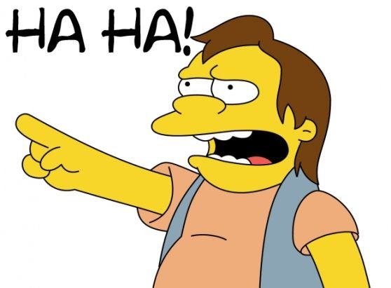 Nelson Muntz ... HA HA ... ;-) | Nelson muntz, Nelson simpsons ...