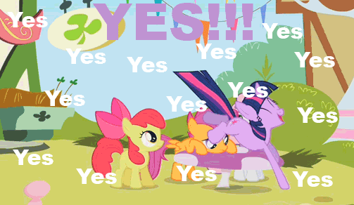 Image result for mlp gif yes yes yes yes yes