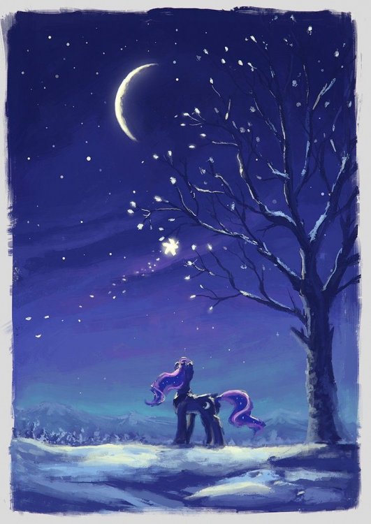 Image result for nightmare moon winter
