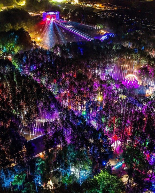 r/interestingasfuck - The Electric Forest Festival in 2019