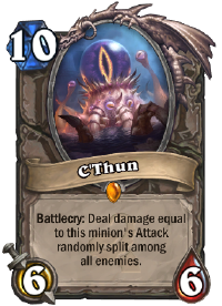 Image result for hearthstone c'thun