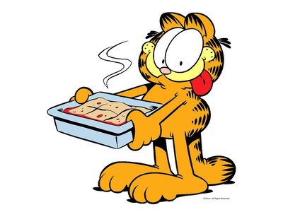 Image result for garfield lasagna