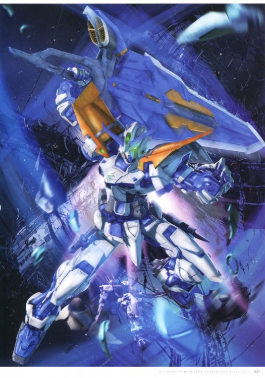 gundam gundam_astray_blue_frame_2nd gundam_seed_astray tenjin_hidetaka