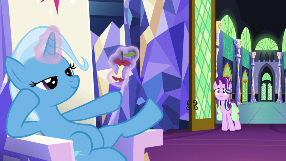Image - Starlight returns to Trixie in the throne room ...