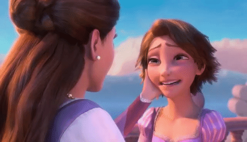 Image result for rapunzel tearful