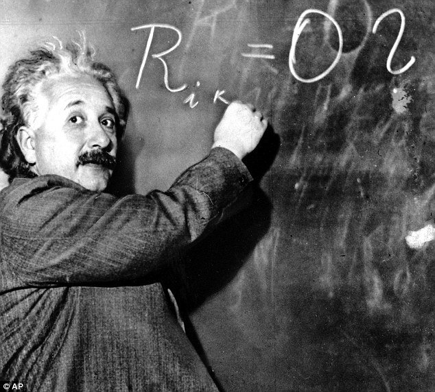 Image result for Albert Einstein chalkboard