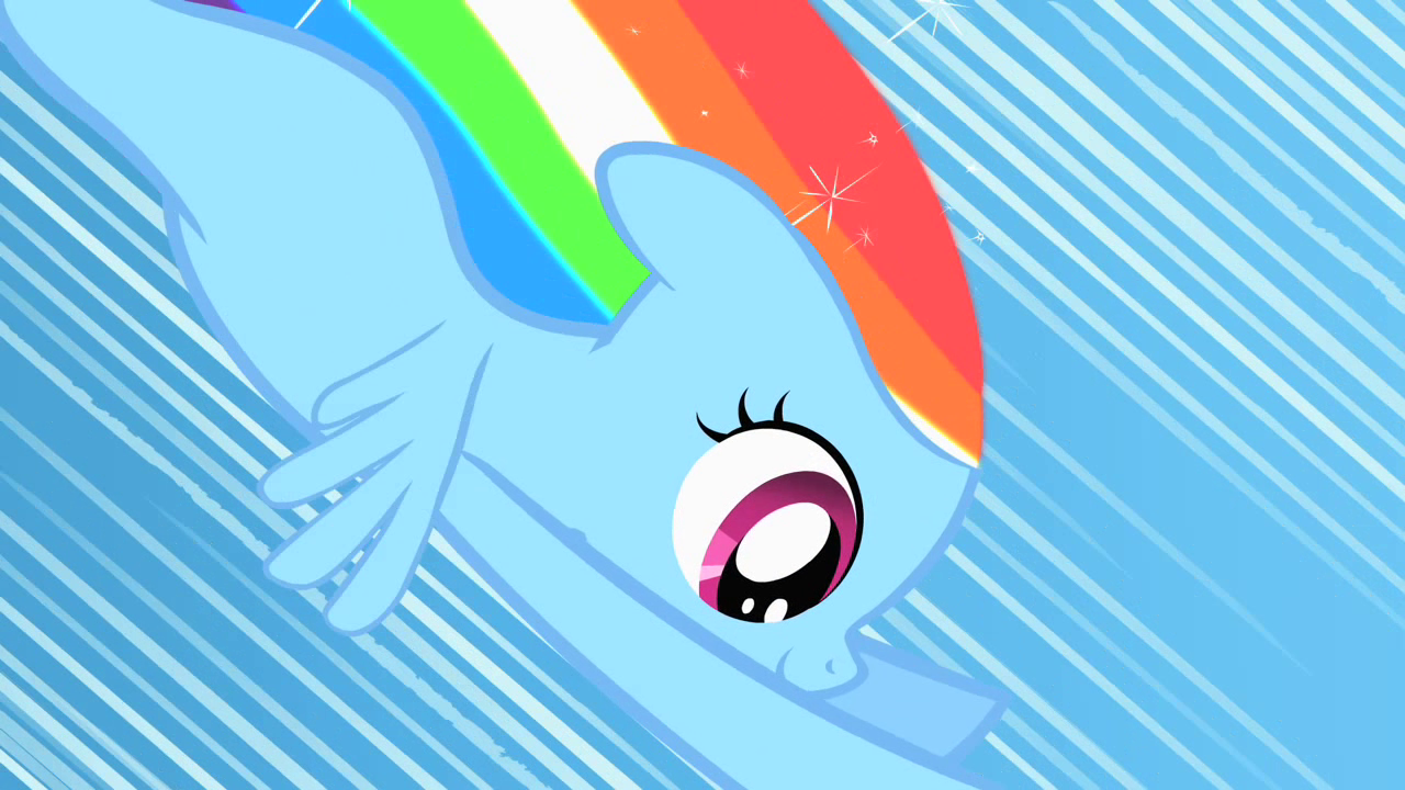 Filly_Rainbow_Dash_about_to_get_her_cuti