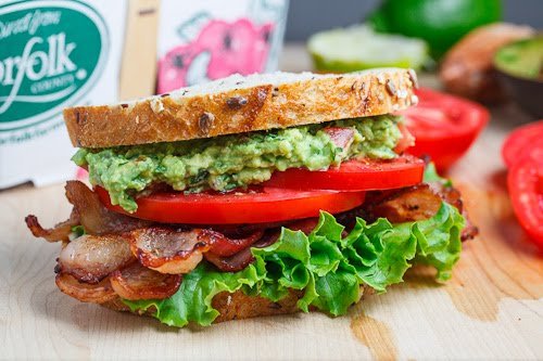 Image result for lettuce guacamole bacon tomato