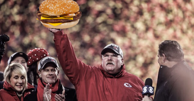 Image result for Andy Reid cheeseburger"