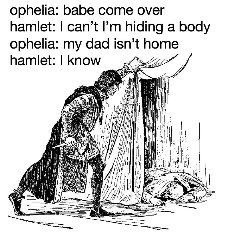 Image result for hamlet ophelia come over