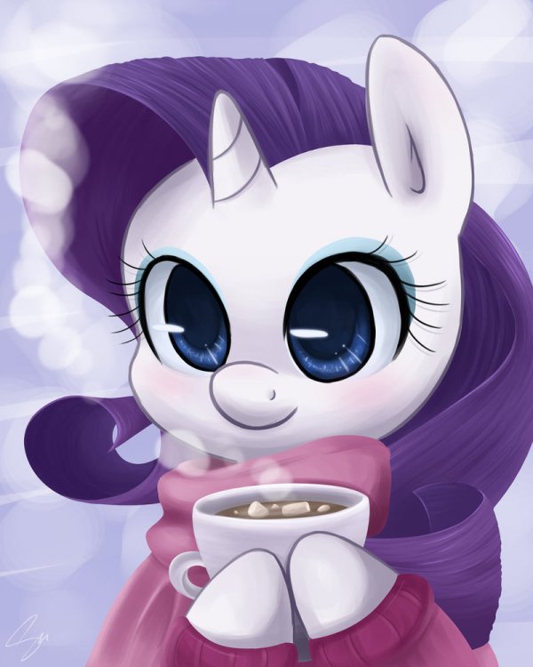 Image result for mlp rarity hot chocolate