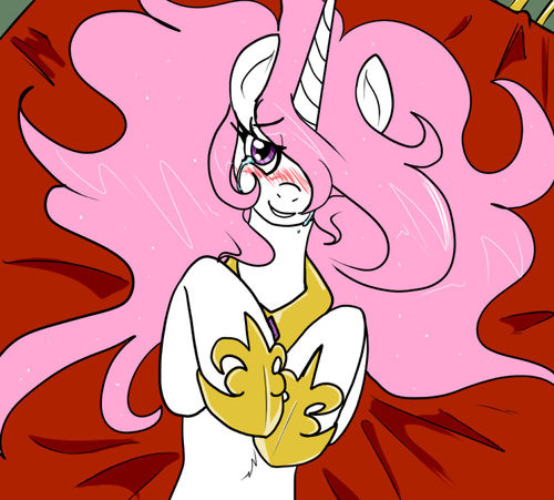 Princess_Celestia_happy_by_artist-reidur