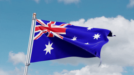 Image result for australian flag gif