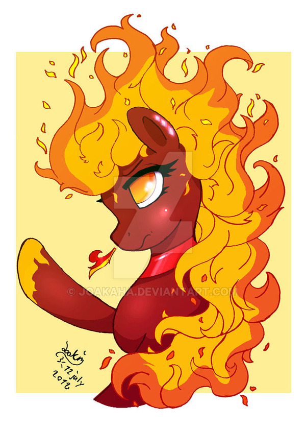 ...MLP Fire Heart... by Joakaha