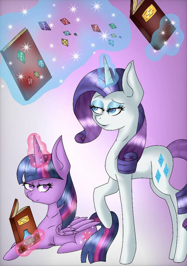 Image result for mlp rarity and Twilight fanart