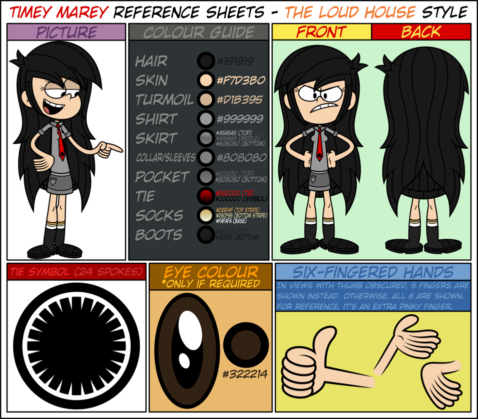 (TLH-Human) Timey Marey Reference Sheets
