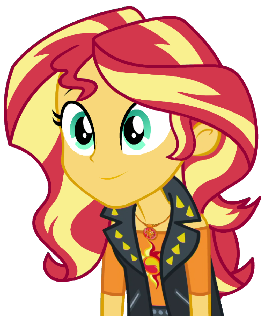 _vector__sunset_shimmer_glared_by_thebar