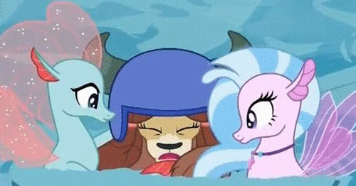 Ocellus and Silverstream hug Yona | My Little Pony: Friendship is Magic |  Know Your Meme
