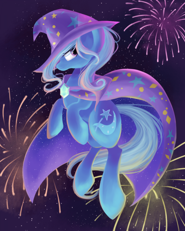 Fireworks Trixie | Anime animals, My little pony 1, My little pony