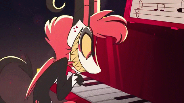 Here's another - Play dat Piano Gif | Hazbin Hotel (official) Amino