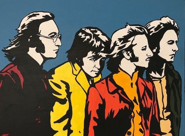 Image result for the beatles art