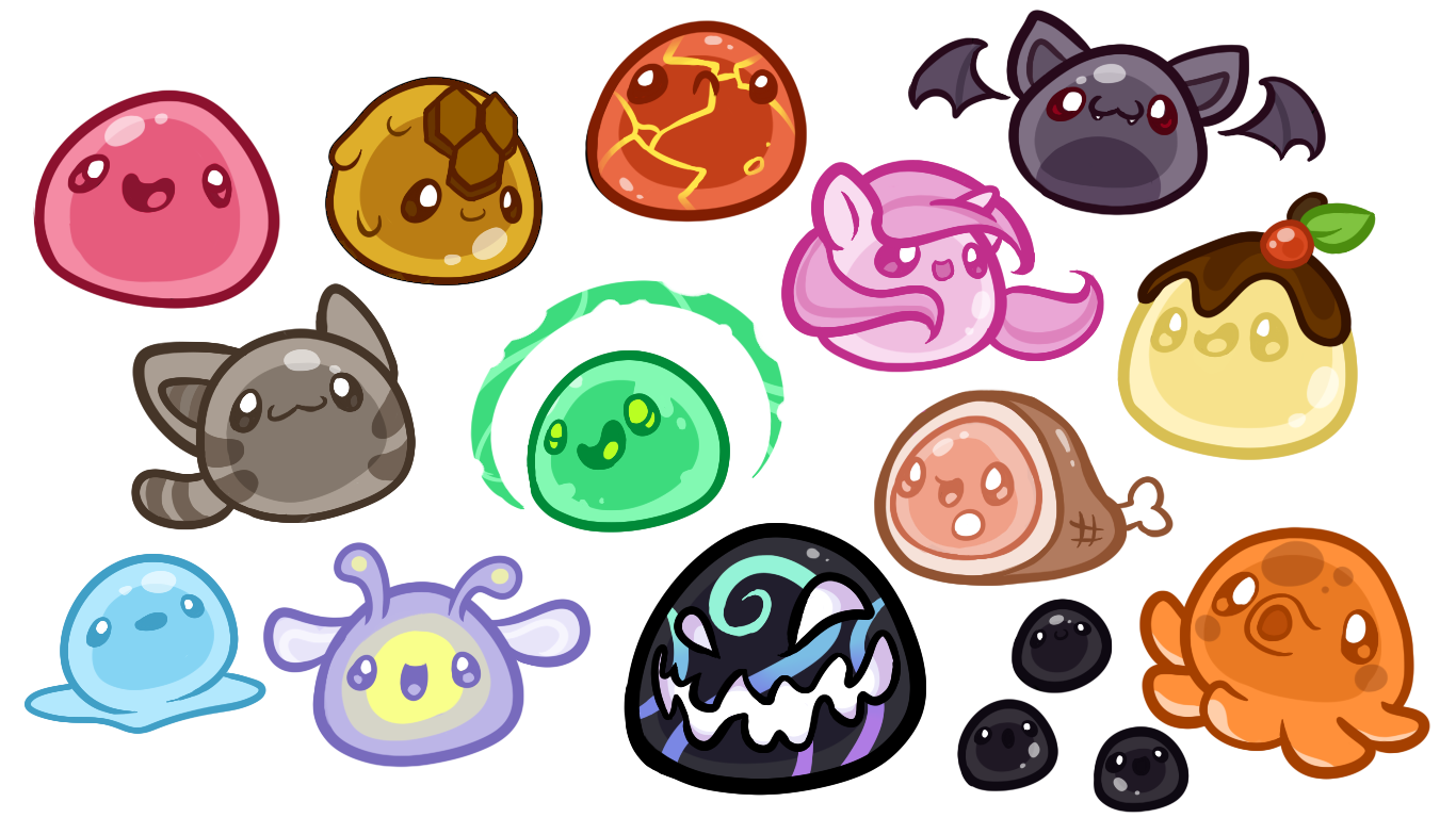 a_bunch_of_slimes_by_tinklywinkly-d9x2pw