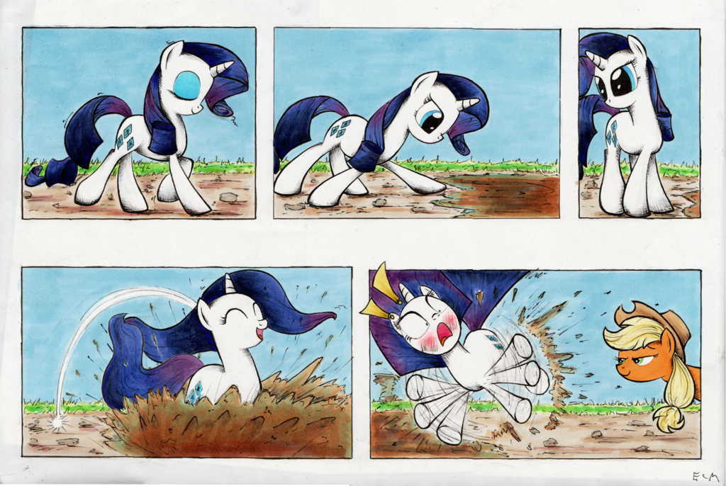 a_morning_stroll_with_rarity_by_ecmonkey