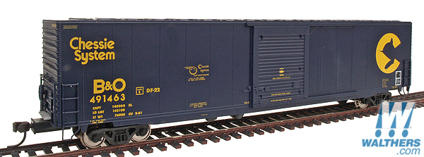 Atlas - ACF 60' Single-Door Auto Parts Boxcar - Chessie System/B&O ...